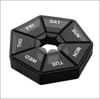 Vitamin - Pillen Dose 7 Tage